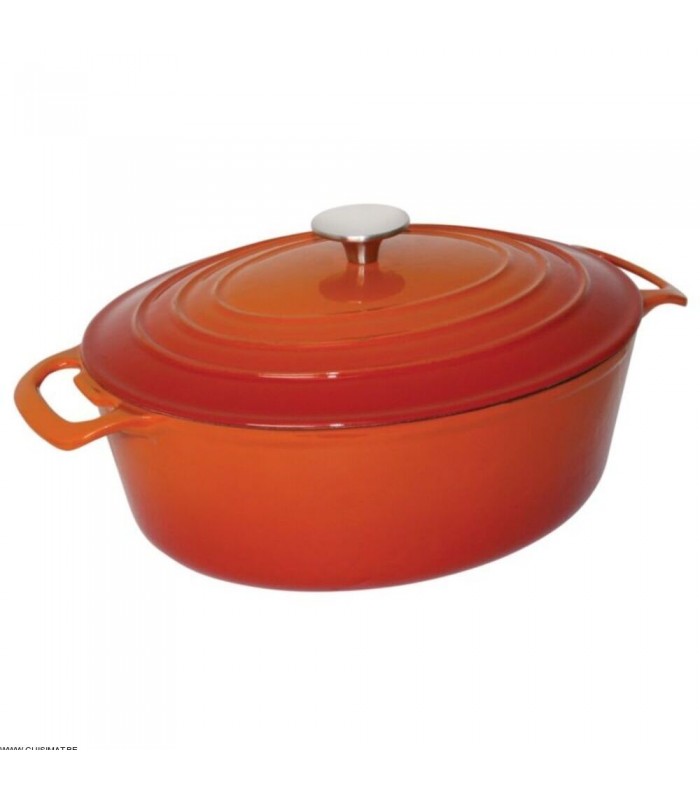 COCOTTE OVALE ORANGE 5LT VOGUE dans CASSEROLES