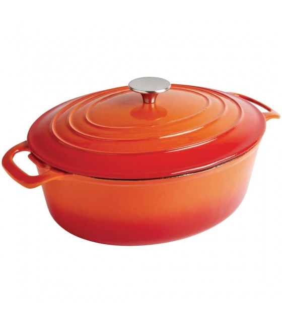 COCOTTE OVALE ORANGE 5LT VOGUE dans CASSEROLES