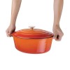 COCOTTE OVALE ORANGE 5LT VOGUE dans CASSEROLES