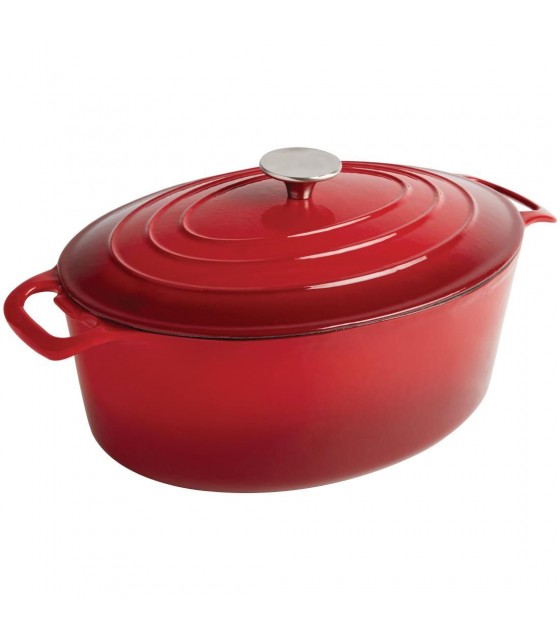 COCOTTE OVALE ROUGE 5LT VOGUE dans CASSEROLES