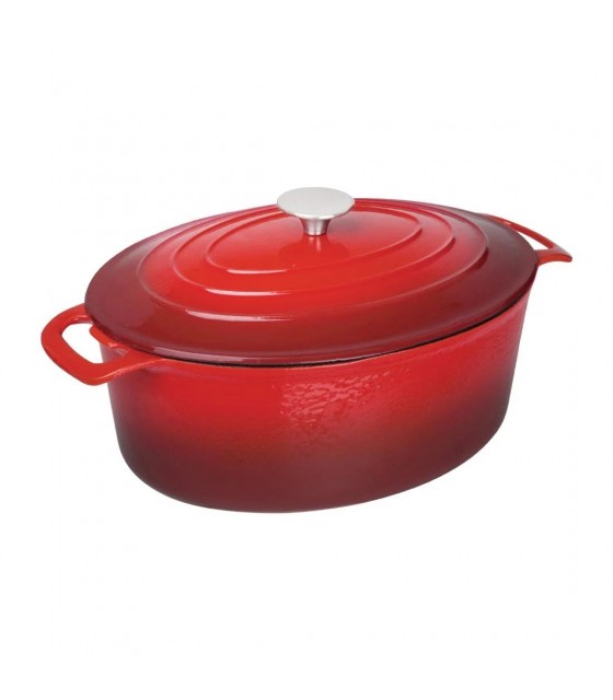 COCOTTE OVALE ROUGE 6LT VOGUE dans CASSEROLES