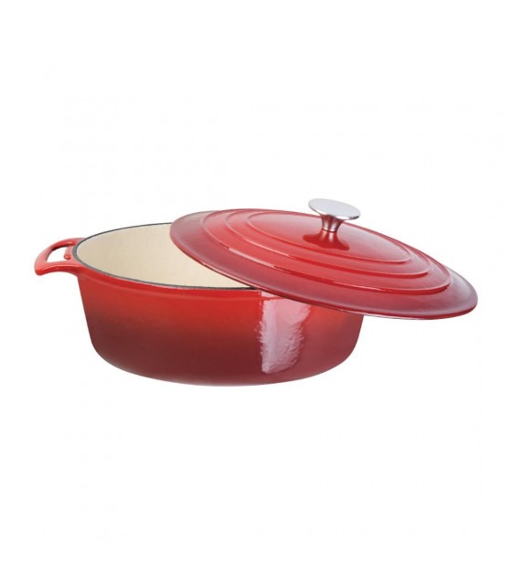 COCOTTE OVALE ROUGE 6LT VOGUE dans CASSEROLES