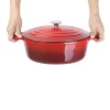 COCOTTE OVALE ROUGE 6LT VOGUE dans CASSEROLES