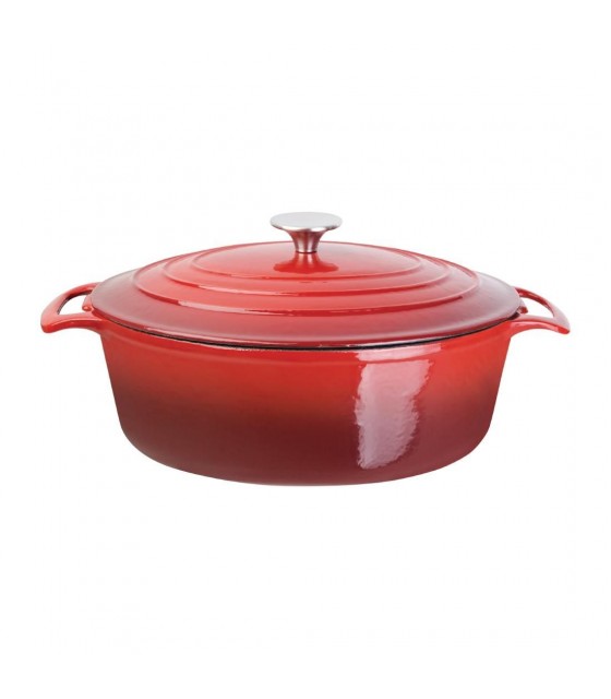 COCOTTE OVALE ROUGE 6LT VOGUE dans CASSEROLES