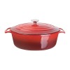 COCOTTE OVALE ROUGE 6LT VOGUE dans CASSEROLES