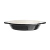 PLAT A GRATINER ROND NOIR MAT 150*30(H)MM VOGUE dans CASSEROLES