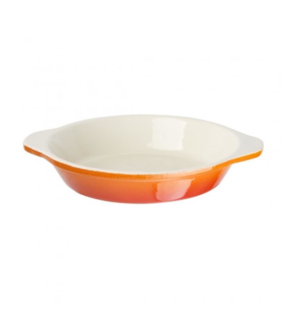 PLAT A GRATINER ROND ORANGE 150*30(H)MM VOGUE dans CASSEROLES