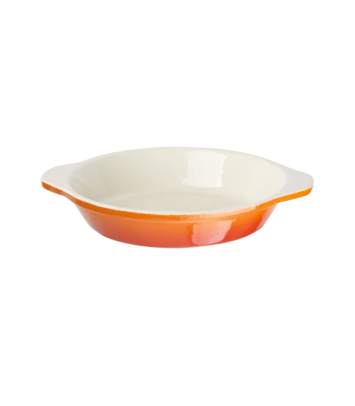 PLAT A GRATINER ROND ORANGE 150*30(H)MM VOGUE dans CASSEROLES