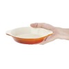 PLAT A GRATINER ROND ORANGE 150*30(H)MM VOGUE dans CASSEROLES