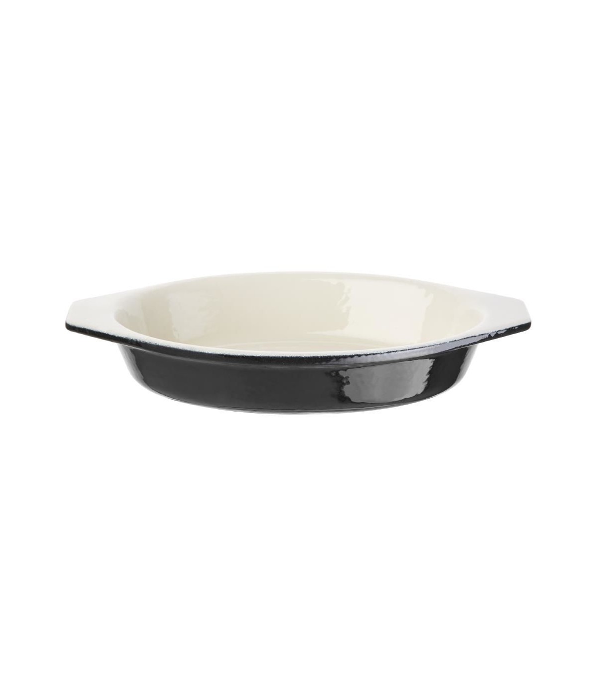 PLAT A GRATINER OVALE NOIR MAT 210*145*40(H)MM  VOGUE dans CASSEROLES