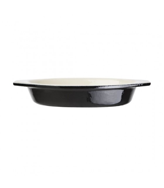 PLAT A GRATINER OVALE NOIR MAT 210*145*40(H)MM  VOGUE dans CASSEROLES