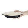 PLAT A GRATINER OVALE NOIR MAT 210*145*40(H)MM  VOGUE dans CASSEROLES