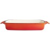 PLAT RECTANGULAIRE EN FONTE ORANGE 482ML VOGUE dans CASSEROLES