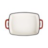 PLAT RECTANGULAIRE EN FONTE ROUGE 482ML VOGUE dans CASSEROLES