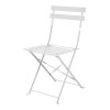 CHAISE DE TERRASSE GRISE LOT DE 2 dans CHAISES