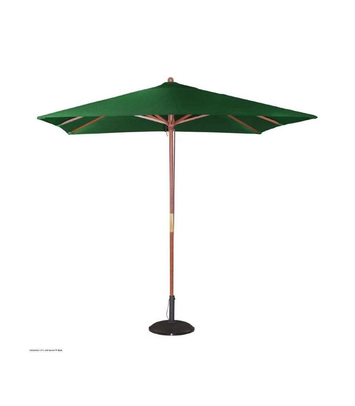 PARASOL CARRE 2.5M VERT dans PARASOL