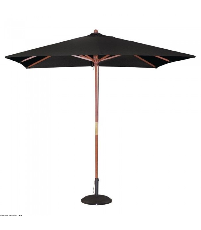 PARASOL CARRE 2.5M NOIR dans PARASOL