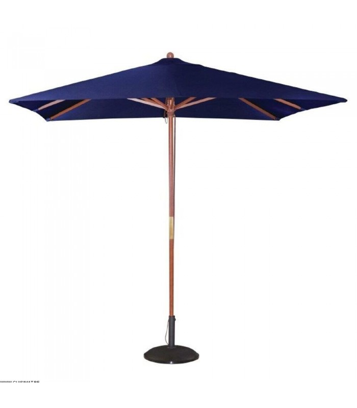 PARASOL CARRE 2.5M BLEU MARINE dans PARASOL