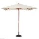 PARASOL CARRE 2.5M ECRU