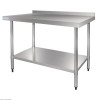 TABLE DE PREPARATION INOX L90CM PROF:70CM AVEC DOSSERET EN KIT CUISIMAT dans TABLES INOX