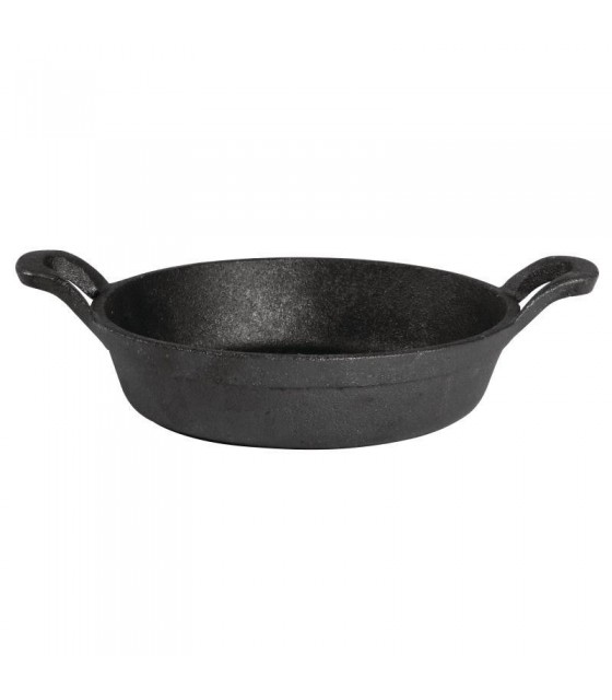 PLAT EN FONTE Ø18CM A OREILLES dans CASSEROLES