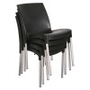 CHAISE BISTRO NOIRE LOT DE 4 dans CHAISES