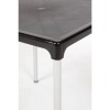 TABLE BISTRO CARREE NOIRE 75*75CM dans TABLE EN ALUMINIUM ET INOX