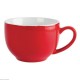 TASSE CAPPUCCINO 340ML ROUGE 12 PIECES