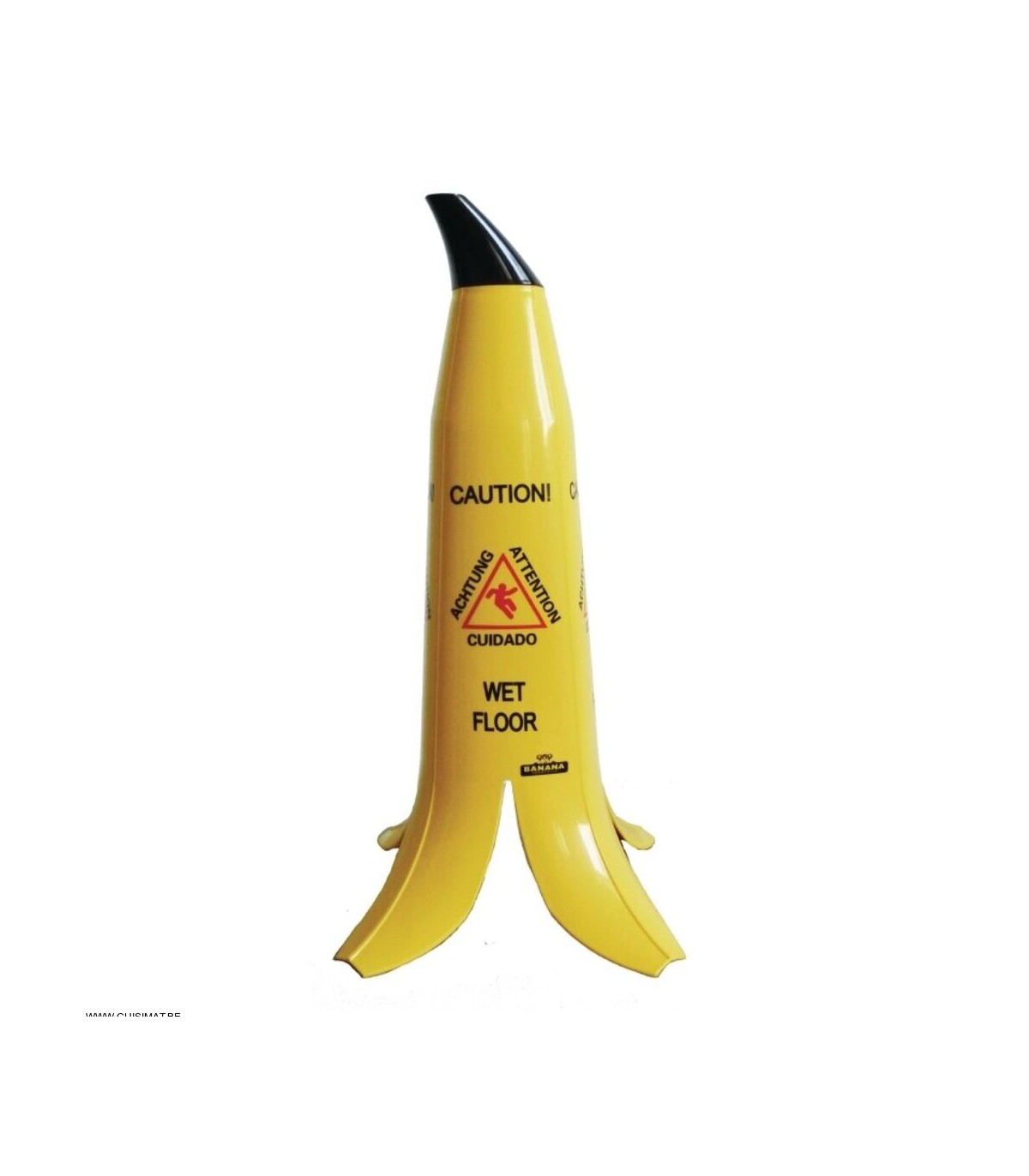 CONE D'AVERTISSEMENT SOL GLISSANT BANANE GEANTE dans SIGNALISATION
