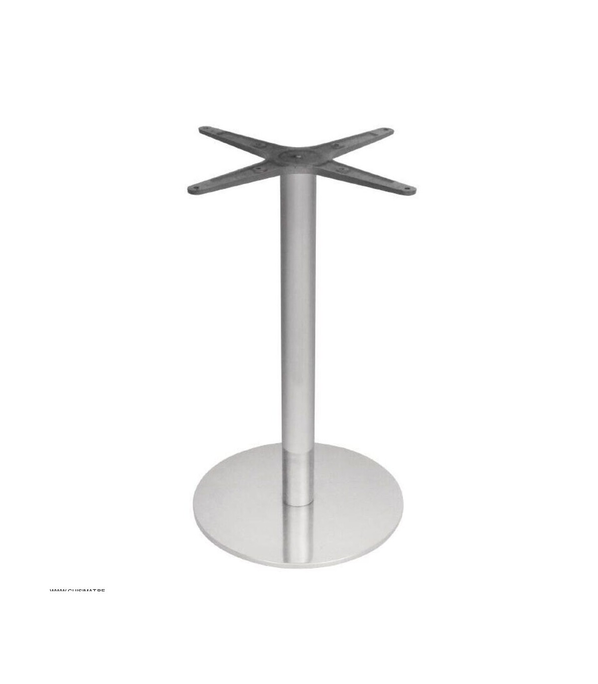 PIED DE TABLE ROND EN ACIER INOXYDABLE dans TABLE EN KIT