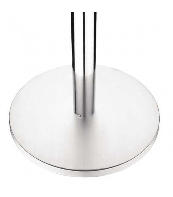 PIED DE TABLE ROND EN ACIER INOXYDABLE dans TABLE EN KIT