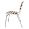 CHAISE BISTRO FRENE ET ALUMINIUM 4 PIECES dans CHAISES