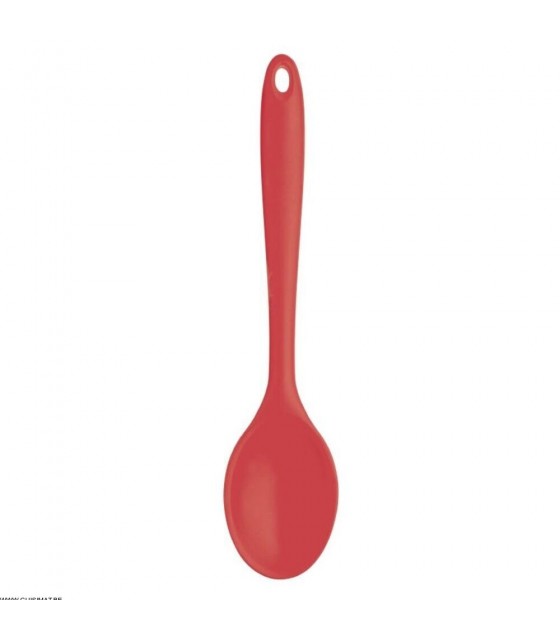 CUILLERE EN SILICONE ROUGE 27CM dans USTENSILES DE SERVICE