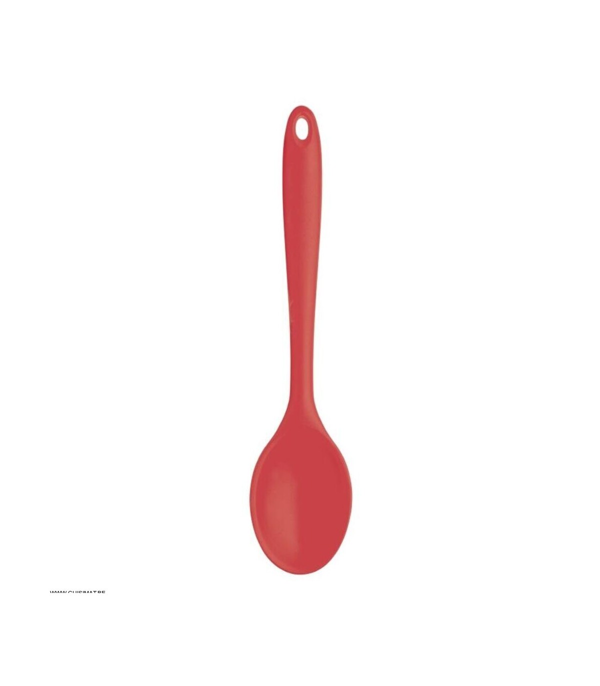 CUILLERE EN SILICONE ROUGE 27CM dans USTENSILES DE SERVICE