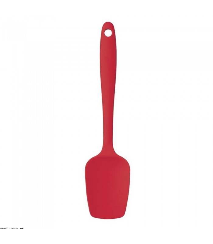 CUILLERE EN SILICONE ROUGE 20CM dans USTENSILES DE SERVICE