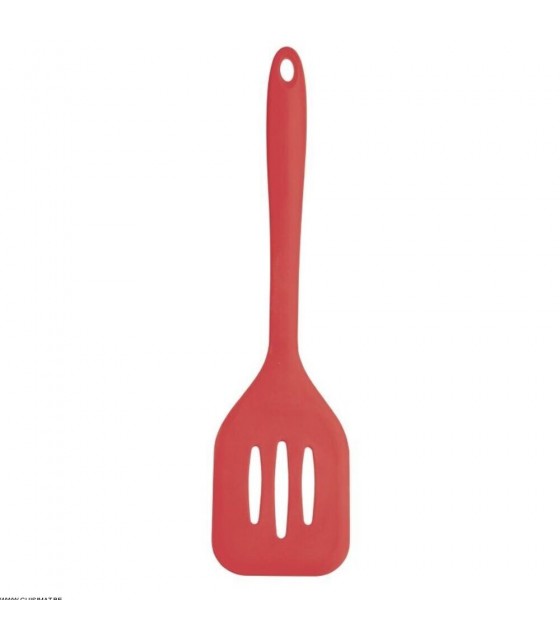 SPATULE AJOUREE FLEXIBLE EN SILICONE ROUGE 31CM dans USTENSILES DE SERVICE