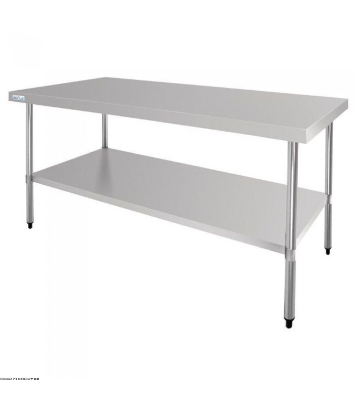 TABLE CENTRALE INOX 180CM P90CM H90CM EN KIT dans TABLES INOX