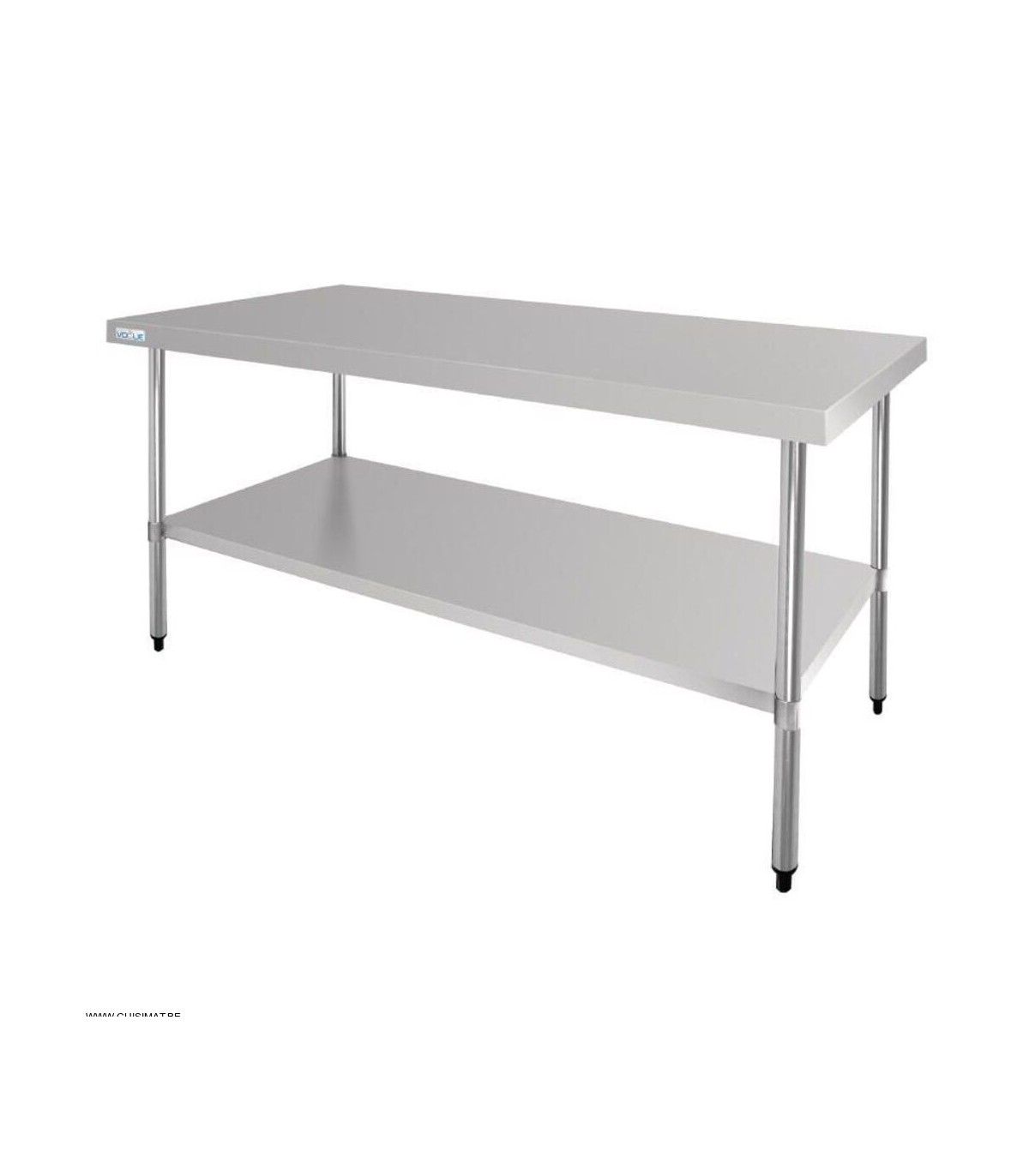 TABLE CENTRALE INOX 180CM P90CM H90CM EN KIT dans TABLES INOX