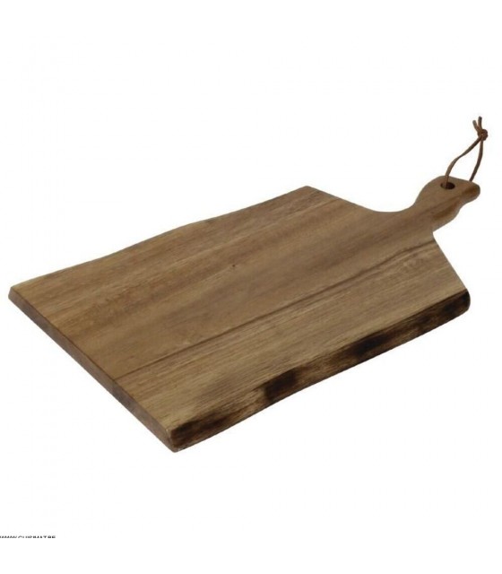 GRANDE PLANCHE EN BOIS BORDS ONDULES 440X250X15MM dans BOIS