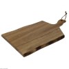 GRANDE PLANCHE EN BOIS BORDS ONDULES 440X250X15MM dans BOIS