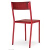 CHAISE METAL COULEUR ROUGE DISCO dans CHAISES