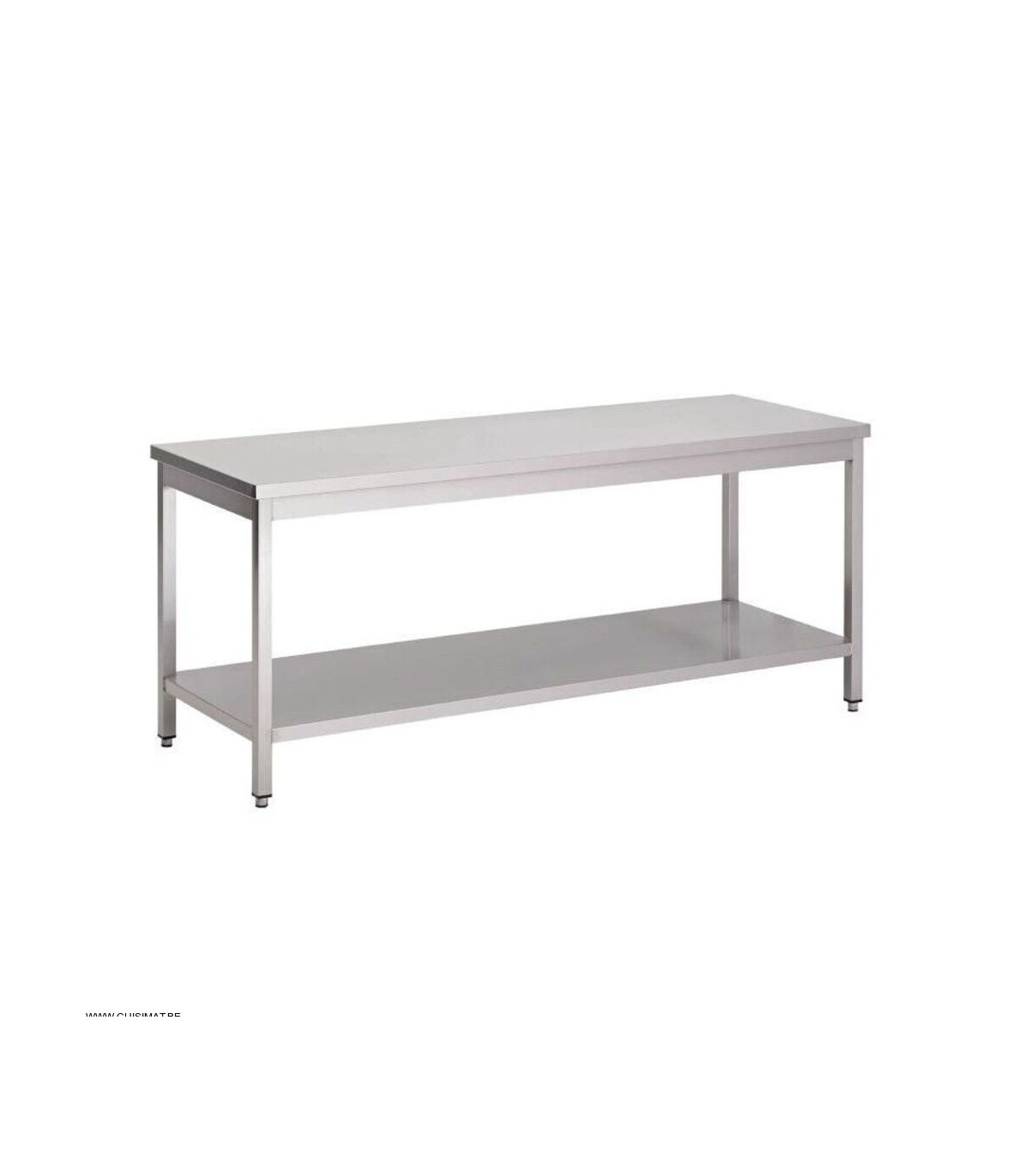 TABLE INOX AVEC SOUS-TABLETTE 120X60CM CUISIMAT dans TABLES INOX