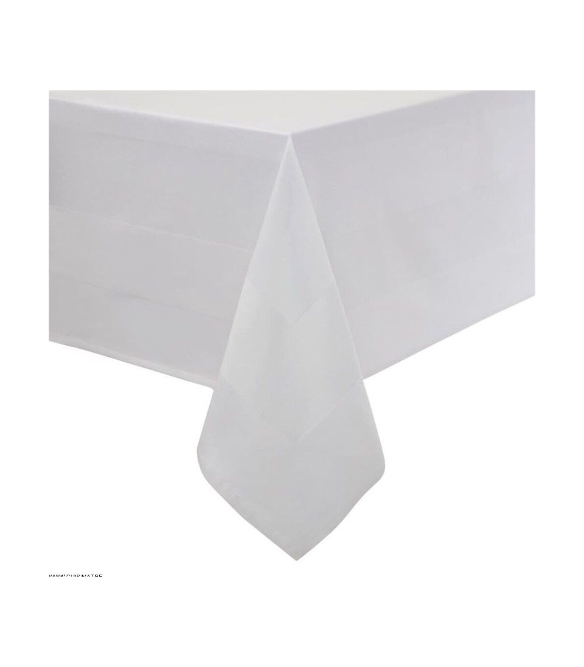 NAPPE BLANCHE BANDE DE SATIN 1780 X 3650MM MITRE LUXURY dans NAPPE