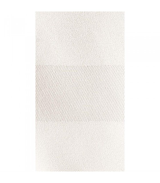 SERVIETTES BLANCHES EN COTON BANDE DE SATIN 10 PIECES MITRE LUXURY dans SERVIETTES