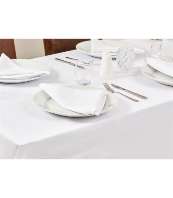 NAPPE BLANCHE OCCASIONS 1150 X 1150 MM MITRE ESSENTIALS dans NAPPE