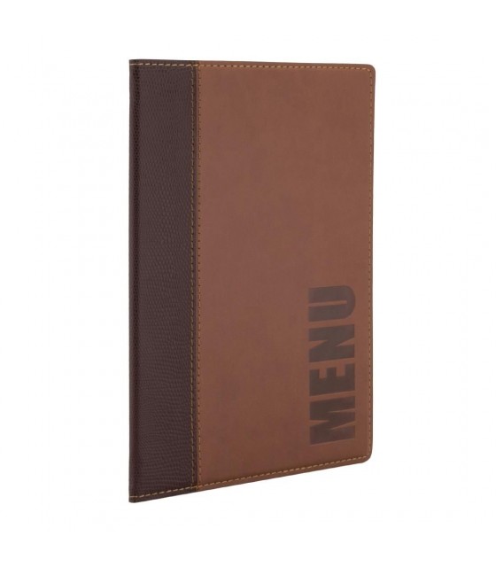 PORTE-MENU TRENDY A5 BRUN SECURIT dans CARTES ET MENUS