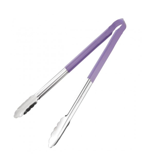 PINCE DE SERVICE VIOLETTE 40CM dans USTENSILES DE SERVICE