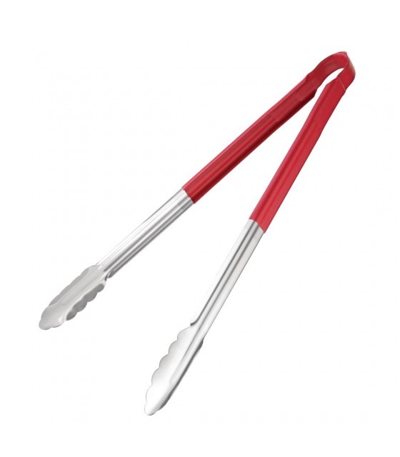 PINCE DE SERVICE ROUGE 40CM dans USTENSILES DE SERVICE