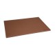 PLANCHE A DECOUPER ANTIBACTERIENNE BASSE DENSITE MARRON 450X300X10MM