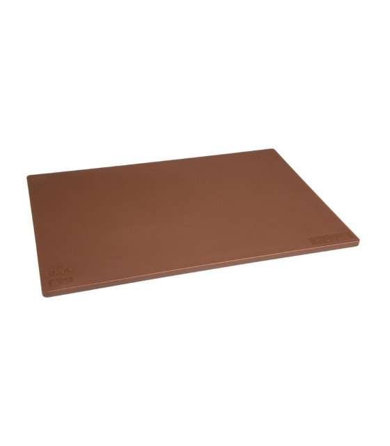 PLANCHE A DECOUPER ANTIBACTERIENNE BASSE DENSITE MARRON 450X300X10MM dans PLANCHES A DECOUPER